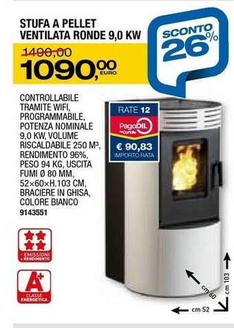 Self Stufe a pellet offerta