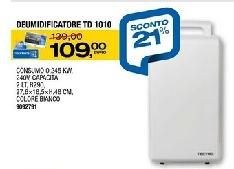 Bricofer Deumidificatore offerta