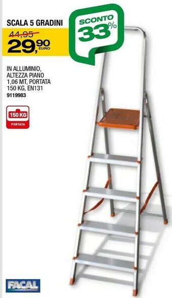 Bricofer Scala Scale in alluminio offerta