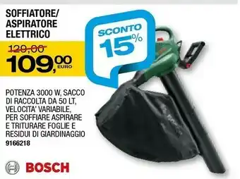 Bricofer Bosch Soffiatore offerta