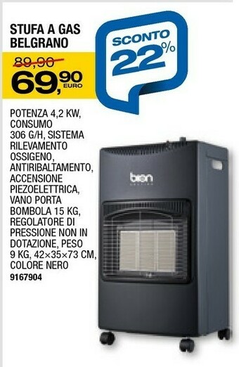 Bricofer Stufe a gas offerta