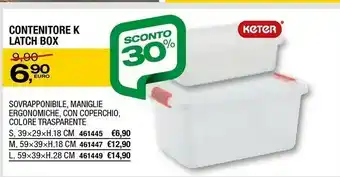 Bricofer Keter Contenitori in plastica offerta