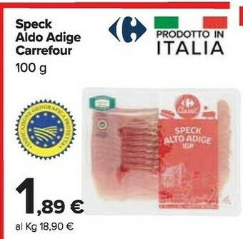 Carrefour Market Speck offerta