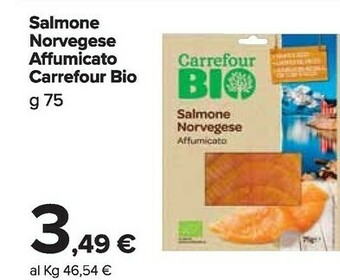 Carrefour Market Salmone affumicato offerta