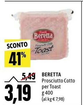 Emi Supermercati Beretta Prosciutto cotto offerta
