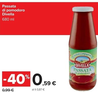 Carrefour Divella Passata di pomodoro offerta