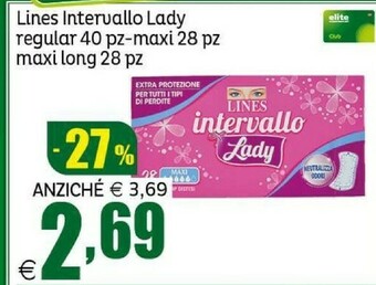 Elite Lines Assorbenti lines offerta