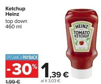 Carrefour Heinz Ketchup offerta