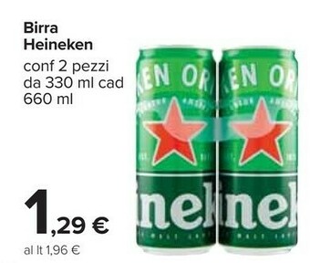 Carrefour Heineken Birra offerta