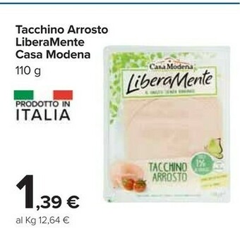 Carrefour Casa Modena Prosciutto cotto offerta