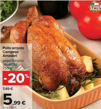 Carrefour Amadori Pollo offerta