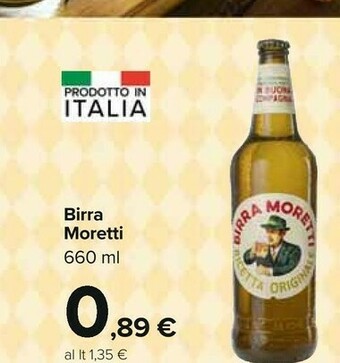 Carrefour Moretti Birra offerta