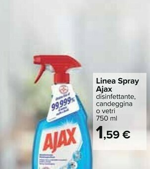 Carrefour Ajax Sgrassatore offerta