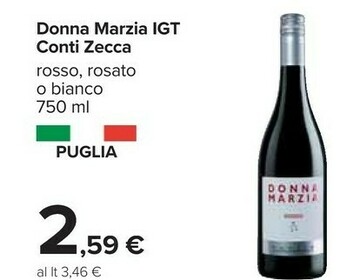 Carrefour Conti zecca Vino rosso offerta