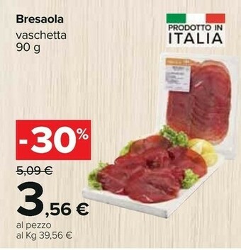Carrefour Bresaola offerta