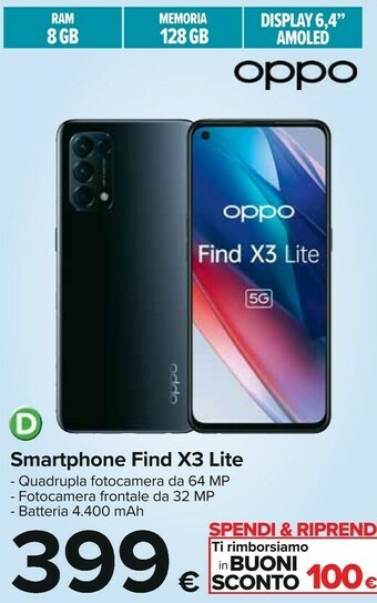 Carrefour Oppo Smartphone android offerta
