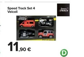 Carrefour Speed track Hot wheels offerta