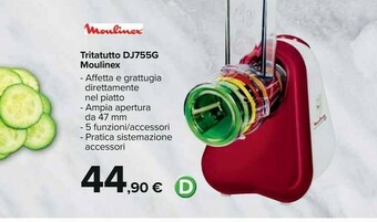 Carrefour Moulinex Tritatutto offerta