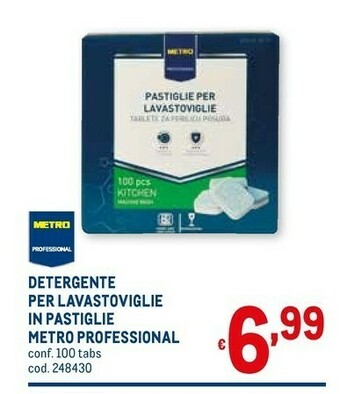 Metro Detersivo lavastoviglie offerta