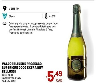 Metro Perlage Prosecco offerta
