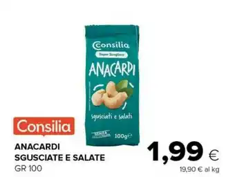 Tigre Consilia Anacardi Sgusciate E Salate offerta