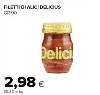Tigre Delicius - Filetti Di Alici 50 G(ml) offerta
