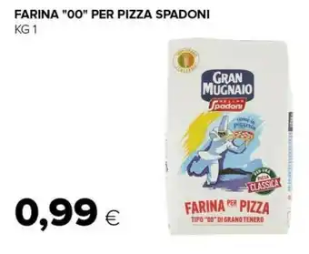 Tigre Molino Spadoni - Farina Per Pizza Tipo "00" Di Grano Tenero Gran Mugnaio 1000 G(ml) offerta