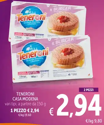Spazio Conad Teneroni Casa Modena 150 g offerta