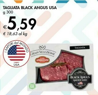 Bennet Ambrosini Tagliata Black Angus USA offerta
