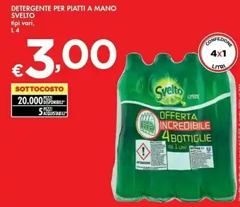 Bennet Svelto Detergente Per Piatti A Mano offerta
