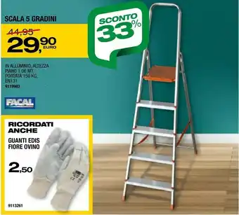 Bricofer Scala Scale in alluminio offerta