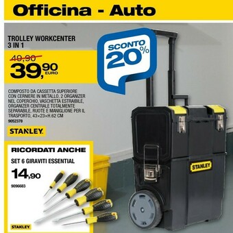 Bricofer Stanley Cassetta attrezzi offerta