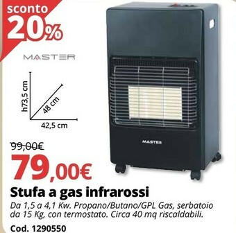 Brico Io Stufa A Gas Infrarossi offerta