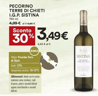 Coop Vino bianco offerta
