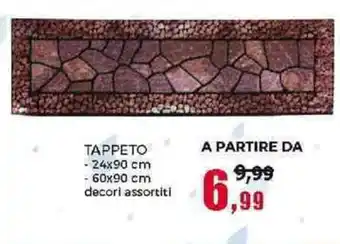 Happy Casa TAPPETO decori assortiti 24x90 cm offerta