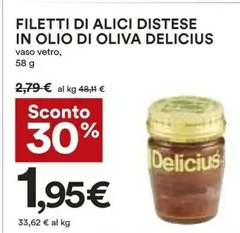 Coop Delicius Alici offerta