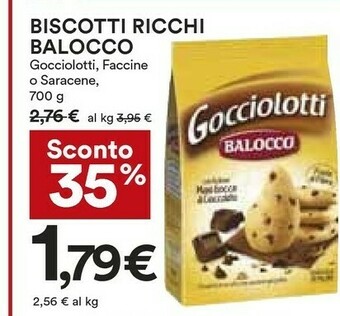 Coop Balocco Biscotti offerta