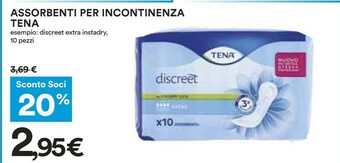 Coop Tena Assorbenti offerta