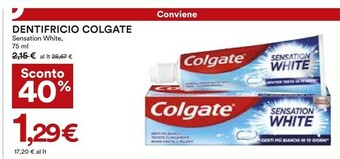Coop Colgate Dentifricio offerta