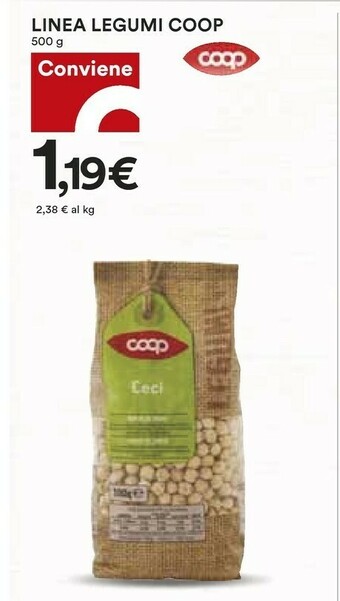 Coop Ceci Legumi offerta