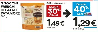 Coop Patamore Gnocchi offerta