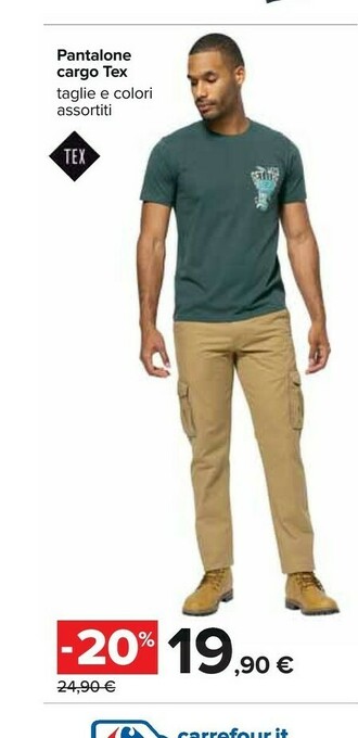 Carrefour Pantaloni uomo offerta