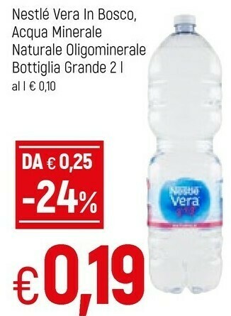 Famila Nestlè Acqua Minerale Naturale Vera offerta