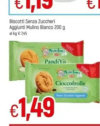 Mulino Bianco Biscotti Senza Zuccheri Aggiunti