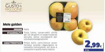 Ok Sigma Gusto & passione Mele Golden offerta