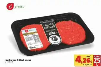 Hamburger Di Black Angus