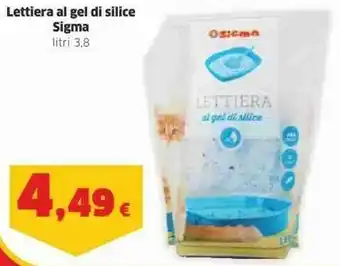 Ok Sigma Sigma Lettiera Al Gel Di Silice offerta
