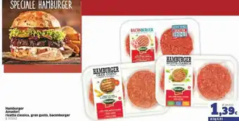 Ok Sigma Amadori Hamburger Delicato Di Pollo I Grandi Classici offerta