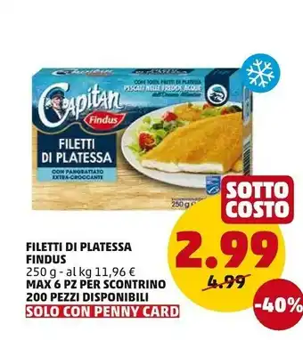 PENNY Findus Platessa offerta