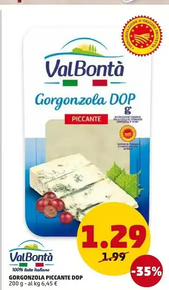 PENNY Valbontà Gorgonzola offerta